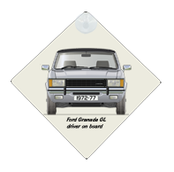 Ford Granada GL 1972-77 Car Window Hanging Sign